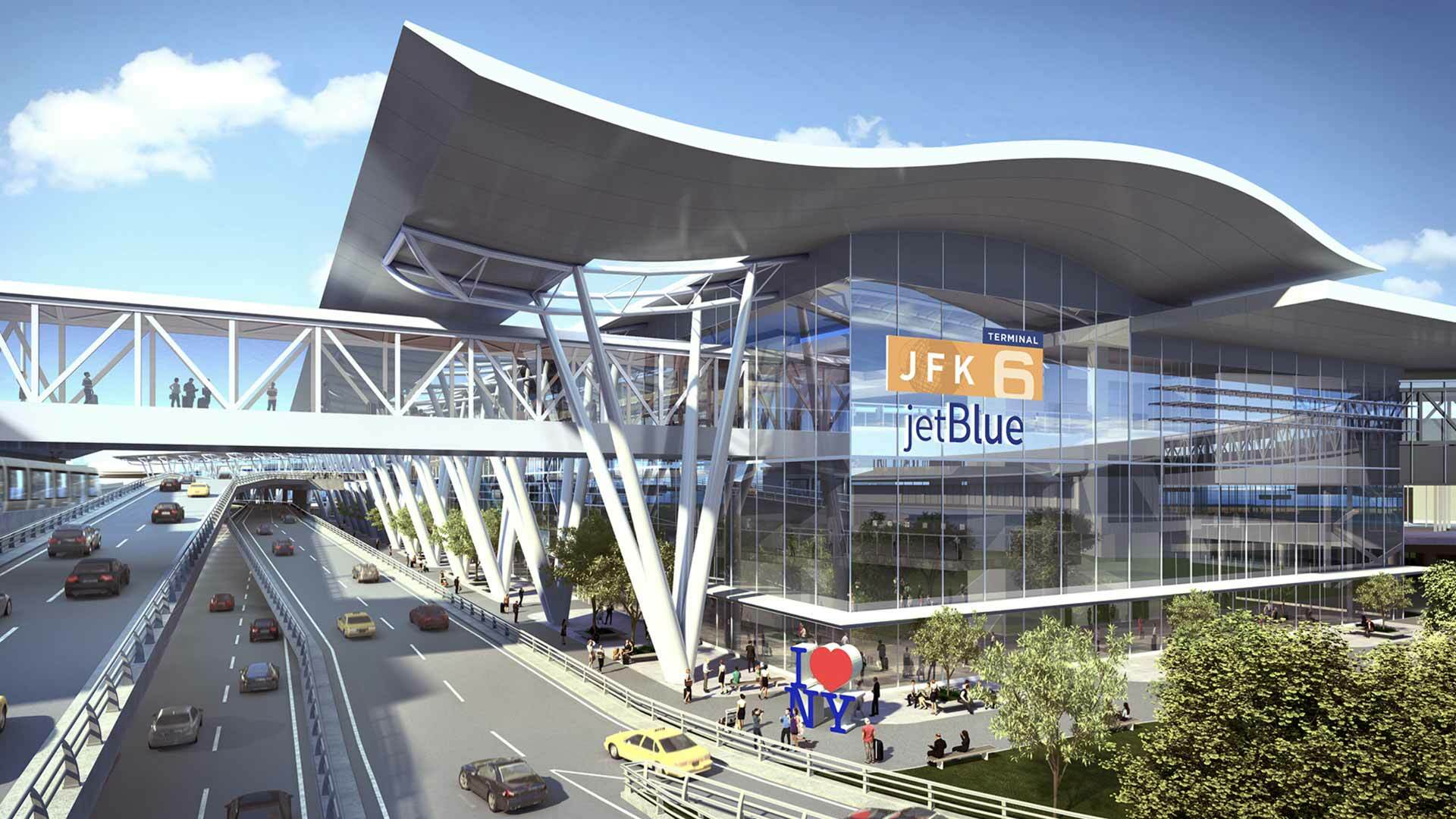 Rendering Terminal 6 des JFK Airport